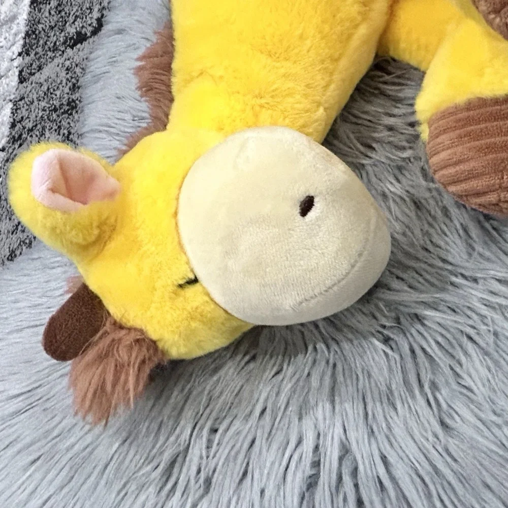 Giggle Scape Yellow Giraffe Plush Sitting 14